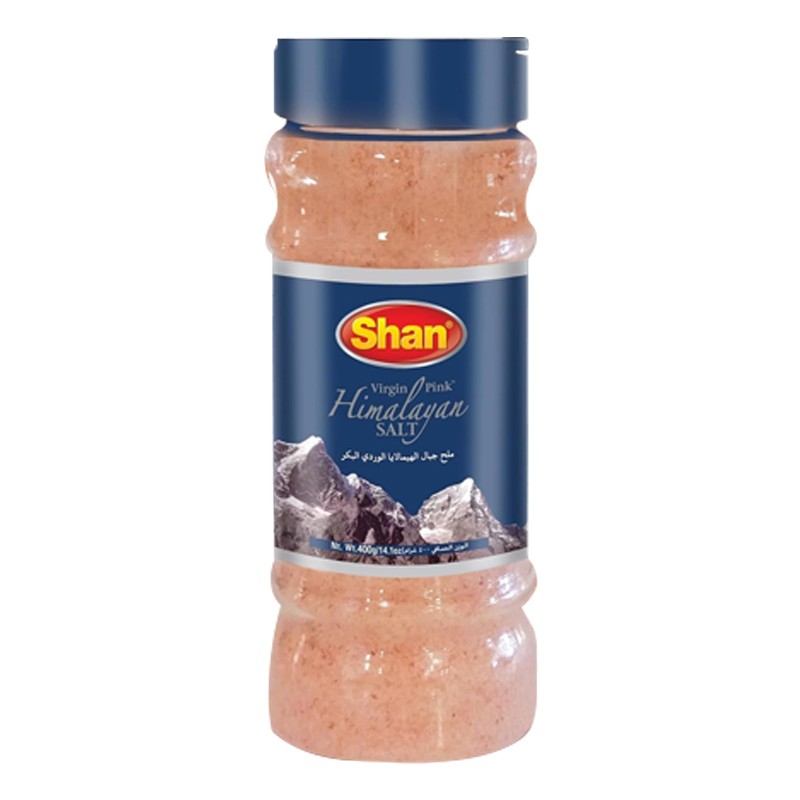 SHAN HIMALAYAN PINK SALT BTL400GM