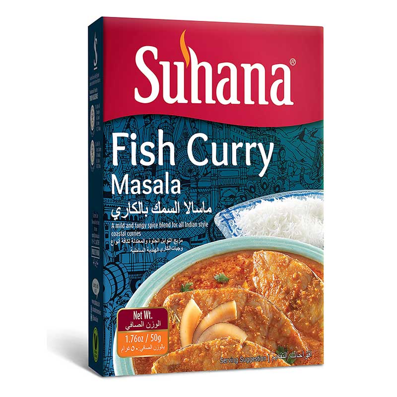 SUHANA FISH CURRY READY TO COOK MIX 50GM