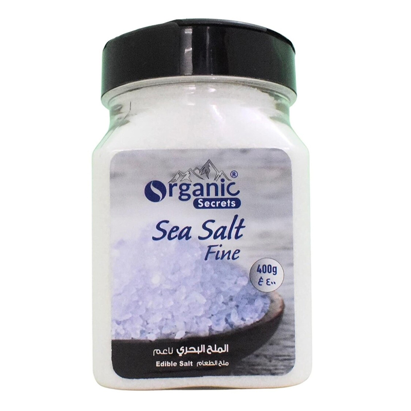 ORGANIC SECRET SEA SALT FINE 400GM