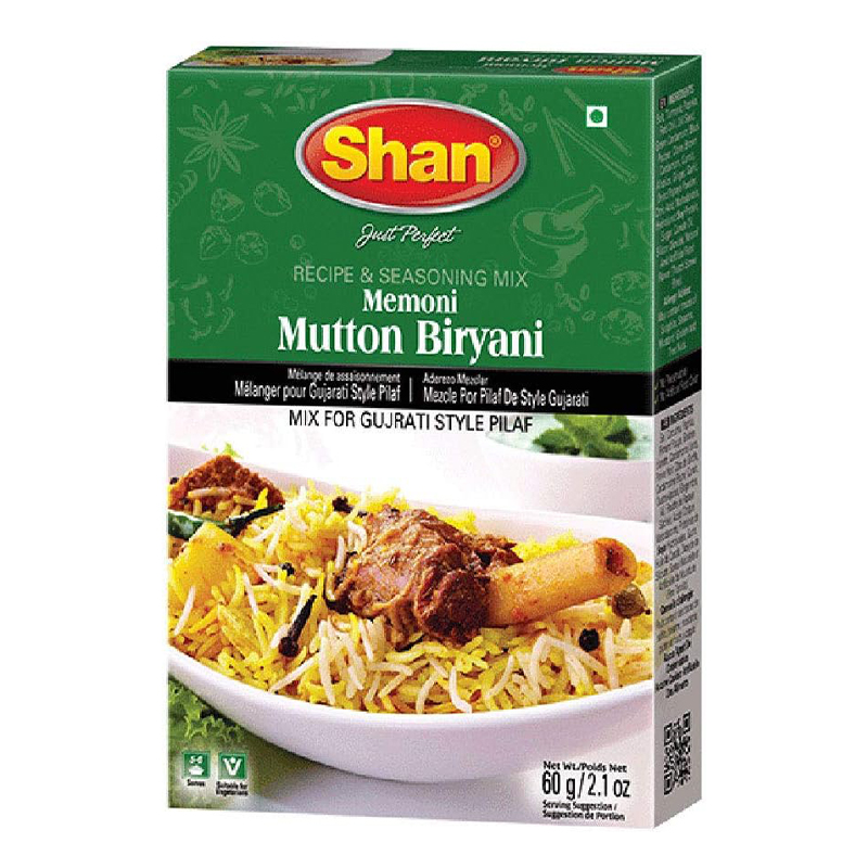 SHAN MEMONI MUTTON BIRYANI MASALA  60GM