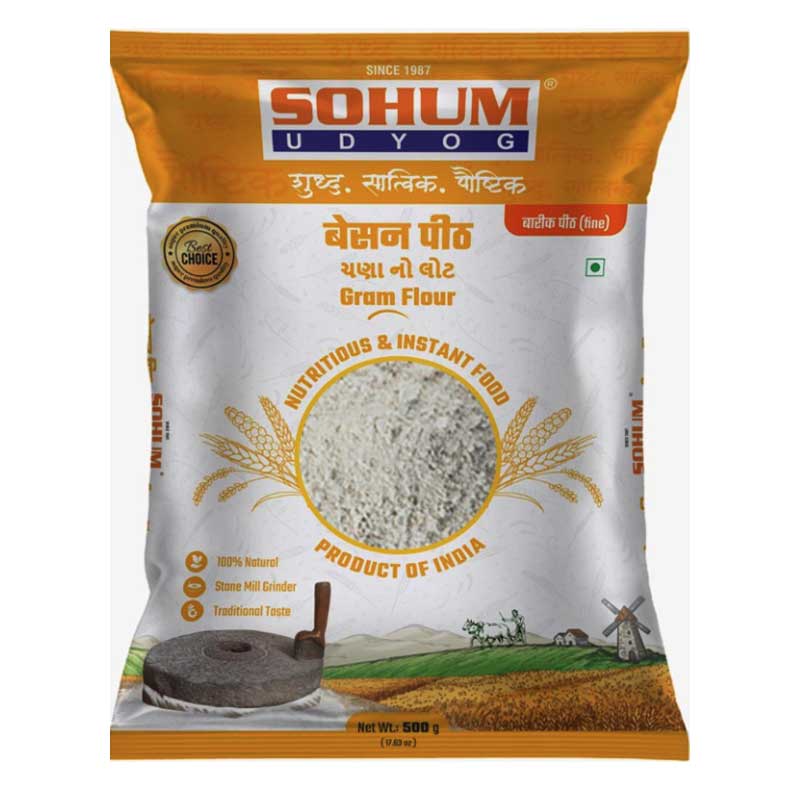 SOHUM GRAM FLOUR 500GM