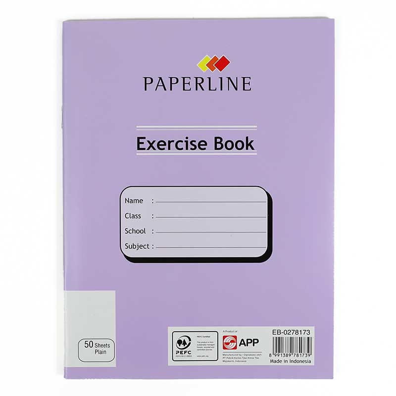 P/LINE EXERCISE PLAIN BOOK 50S