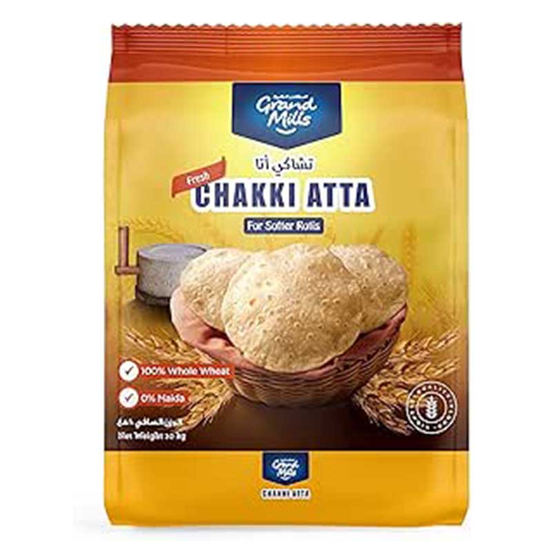 GRAND MILLS CHAKKI ATTA 4KG+1KG
