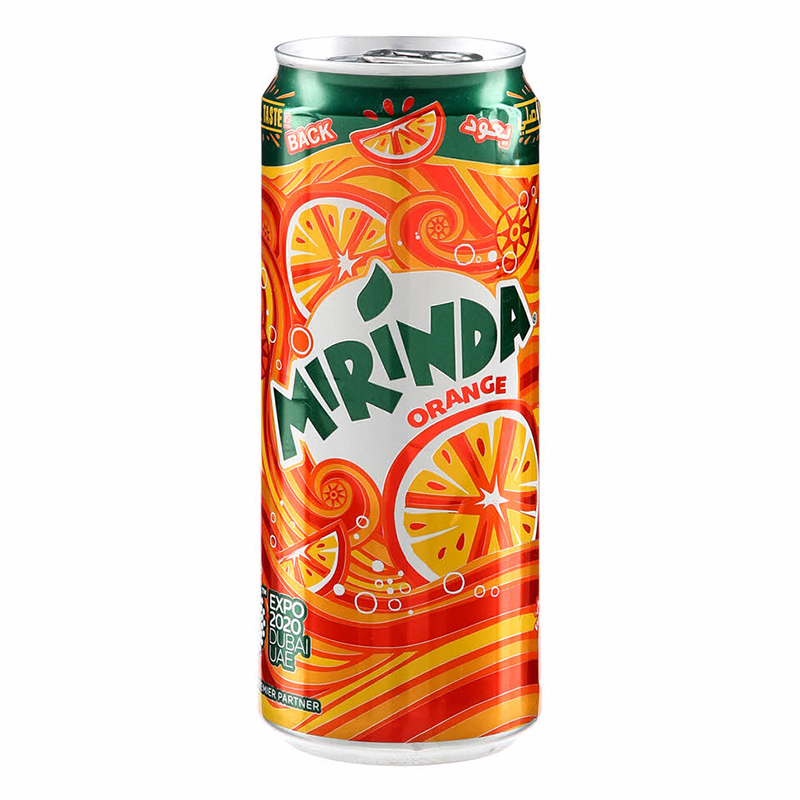 MIRINDA ORANGE 330ML CAN