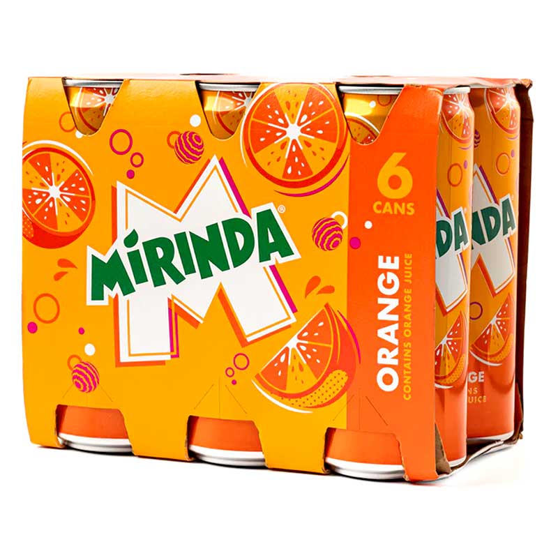 MIRINDA ORANGE 330ML CAN
