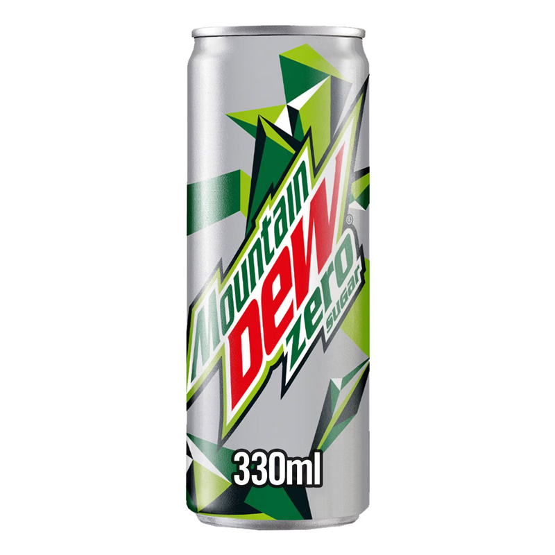 MOUNTAIN DEW ZERO SUGAR 330ML