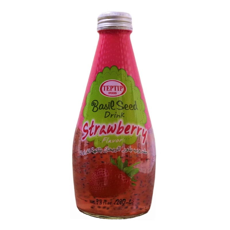 TEPTIP BASIL SEED DRINK  STRAWBERRY 290ML