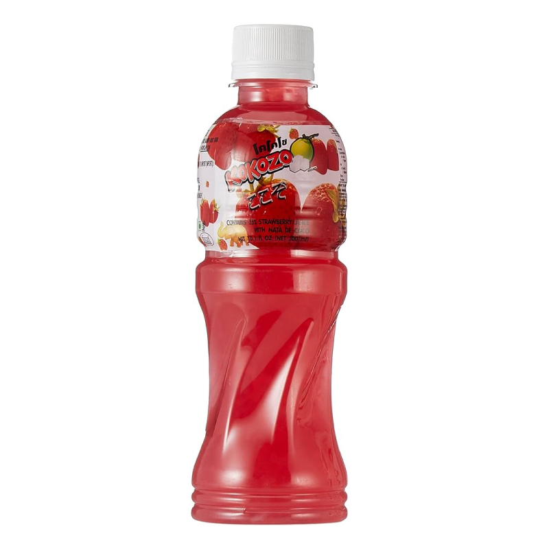 KOKOZO STRAWBERRY JUICE WITH NATA DE COCO 320ML