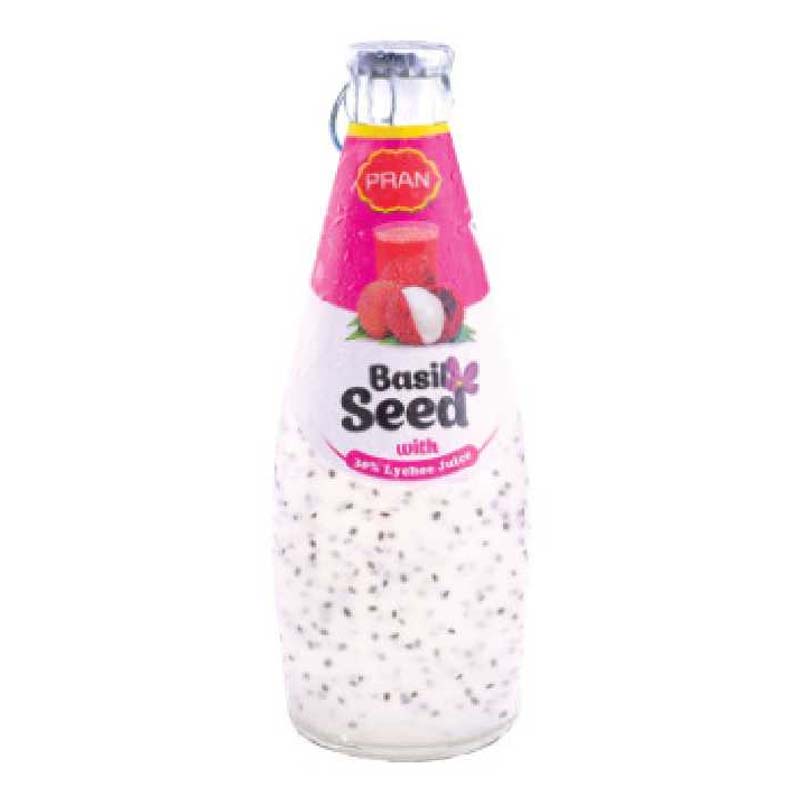 PRAN BASIL SEED LYCHEE 290ML