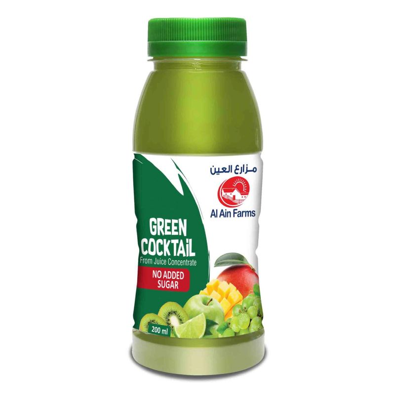 AL AIN JUICE GREEN COCKTAIL NECTAR 200ML