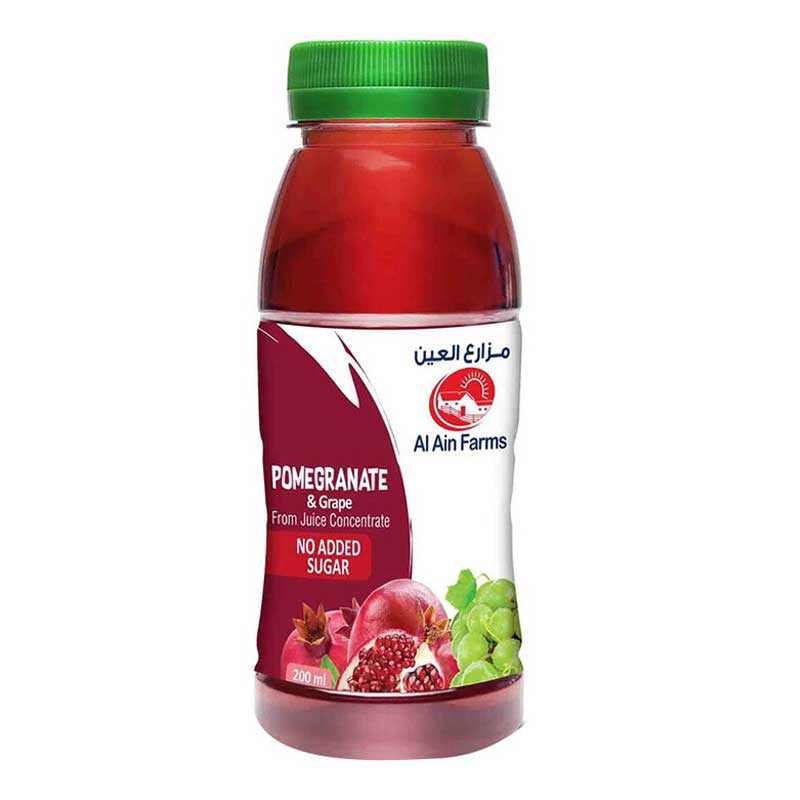 AL AIN JUICE POMEGRANATE&amp;GRAPE NECTAR 200ML