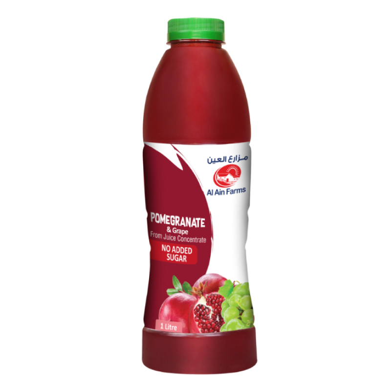 AL AIN JUICE POMEGRANATE&amp;GRAPE NECTAR 1LT