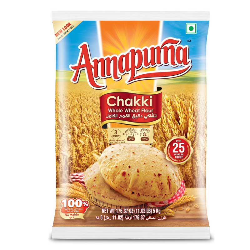 ANNAPURNA CHAKKI WHOLE WHEAT FLOUR 5KG