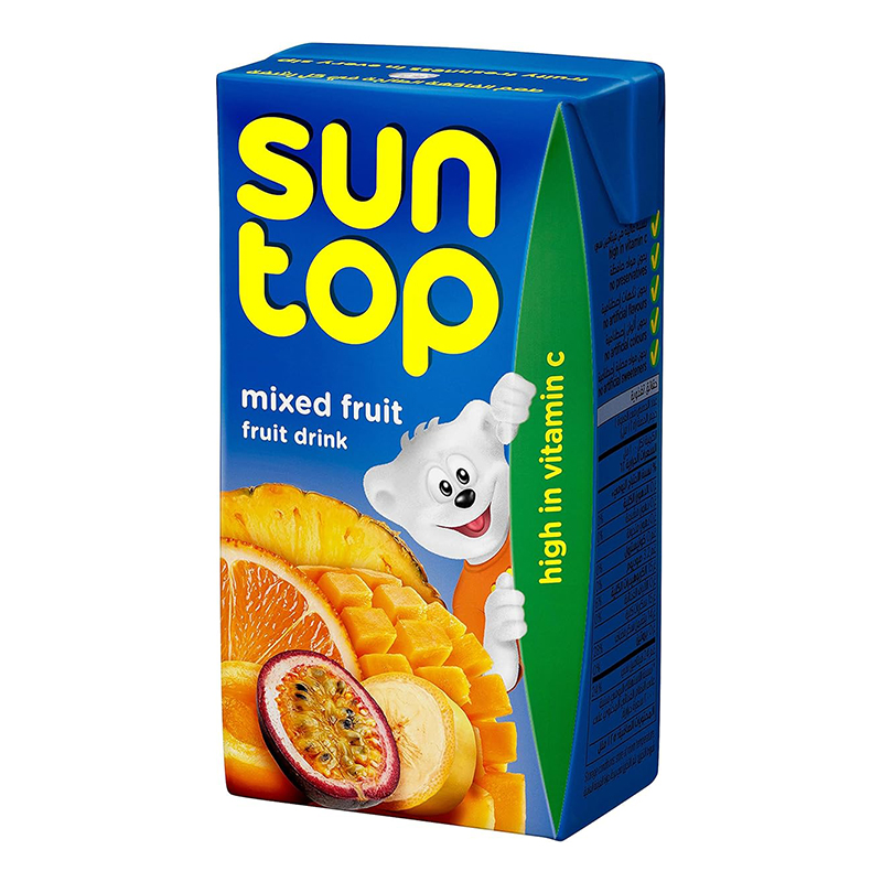 SUNTOP JUICE MIXED FRUIT 125ML