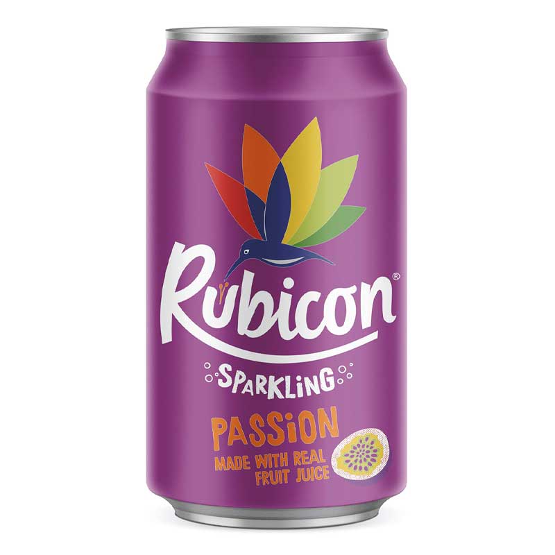 RUBICON SPKL FRT JUICE PASSN 330ML