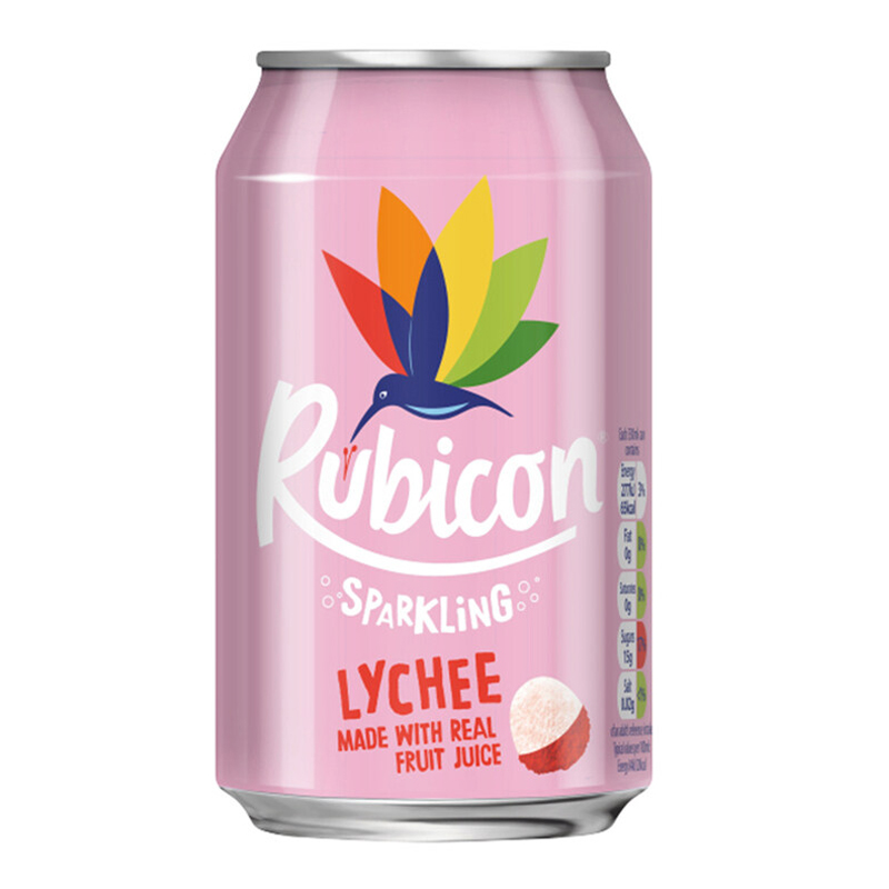 RUBICON SPKL FRT JUICE LYCEE 330ML