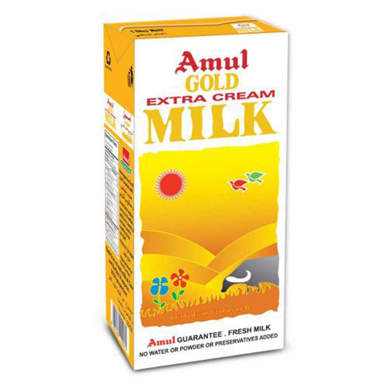 AMUL MILK UHT GOLD 1LTR