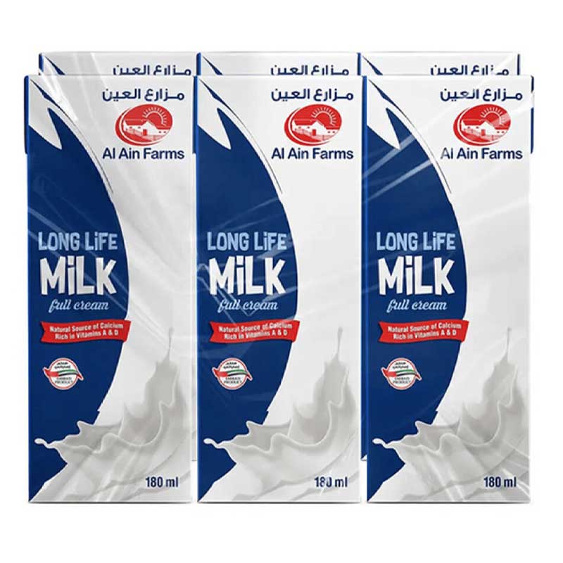 AL AIN UHT FULL CREAM 6x180ML