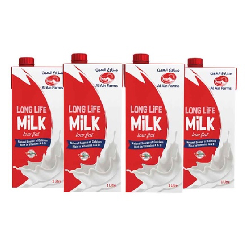 AL AIN UHT LOW FAT 4x1LtR
