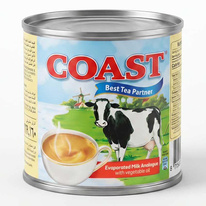 COAST EVAPORATED MILK 170GM