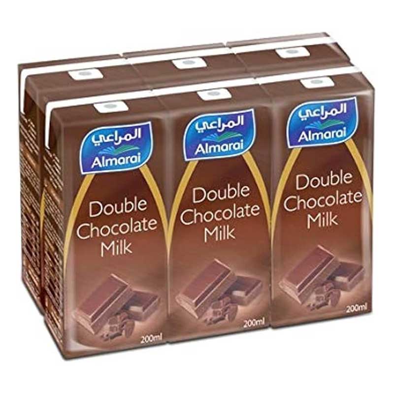 AL MARAI UHT MILK DBL CHOCO 200ML
