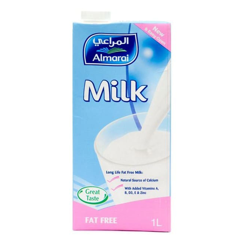 AL MARAI UHT MILK FF CB3 1LT