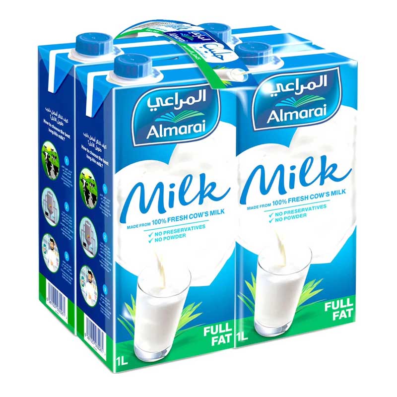 AL MARAI UHT MILK FF CB3 1LT