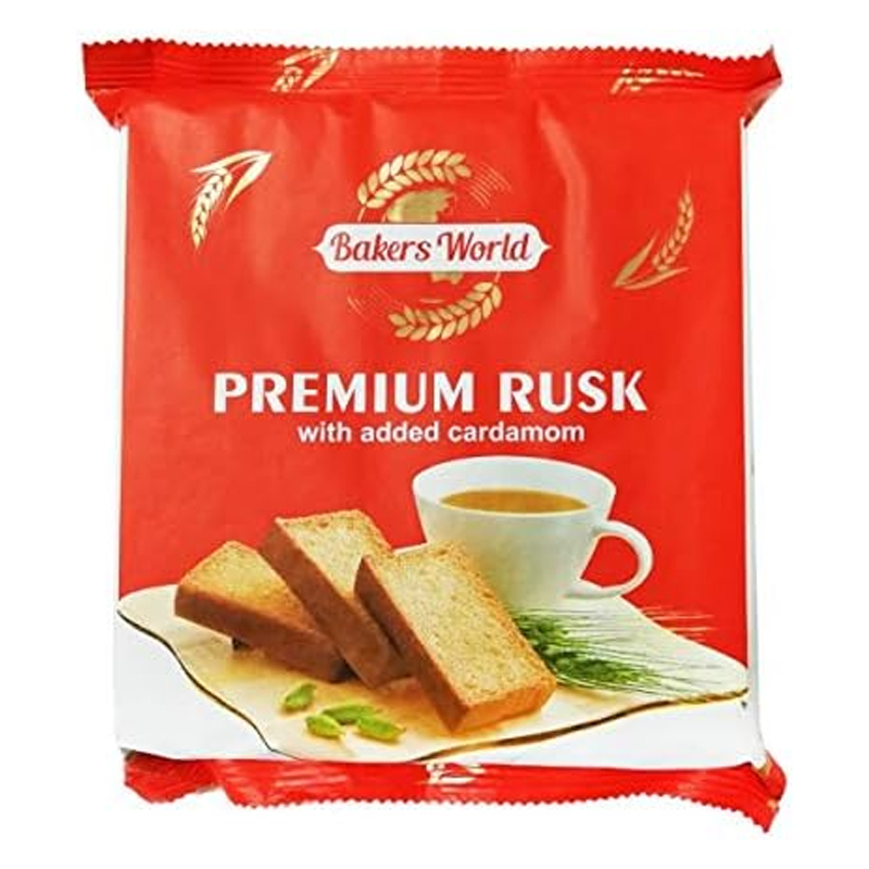 BAKERS WORLD PRM ELIACHI RUSK 100GM