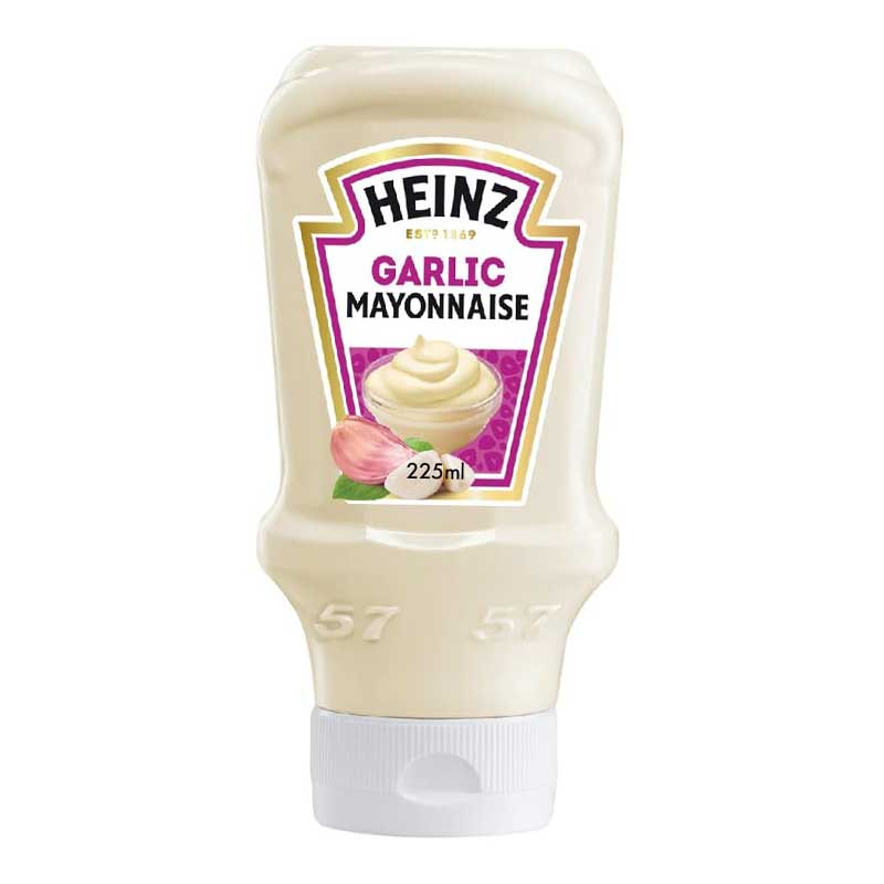 HEINZ MAYONNAISE GARLIC 225ML