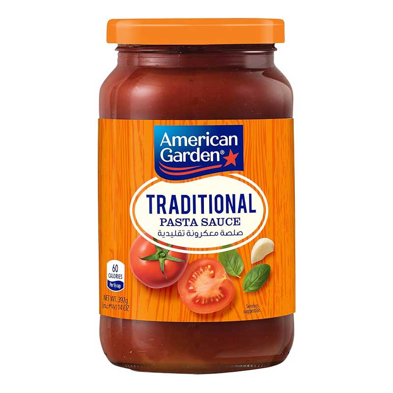 AMERICAN GARDEN PASTA SAUCE TRADITIONAL 14oz