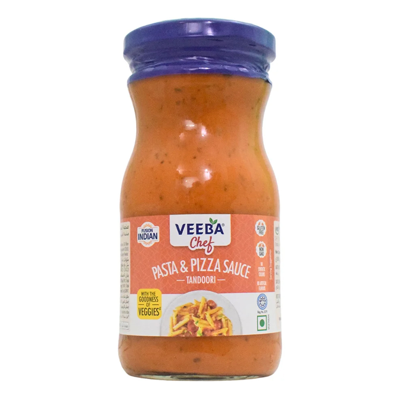 VEEBA PASTA &amp; PIZAA SAUCE TANDOORI 380GM