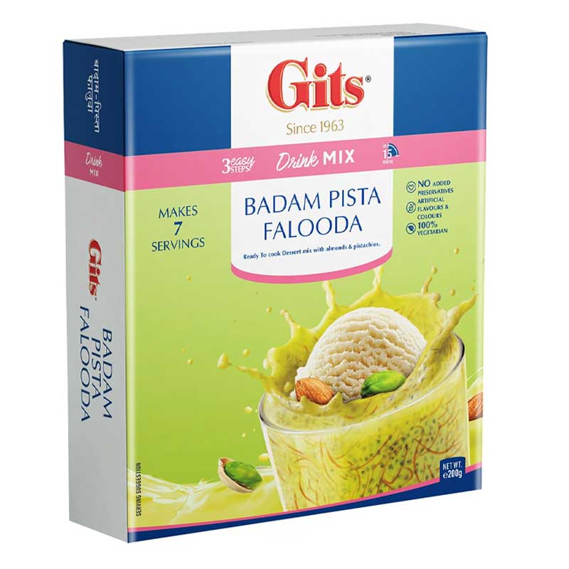 GITS BADAM &amp; PISTA FALOODA MIX 200GM