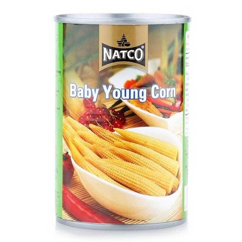 NATCO BABY YOUNG CORN IN BRINE 425GM
