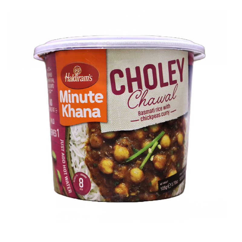 HALDIRAMS INSTANT BOWL CHOLEY CHAWAL 105GM