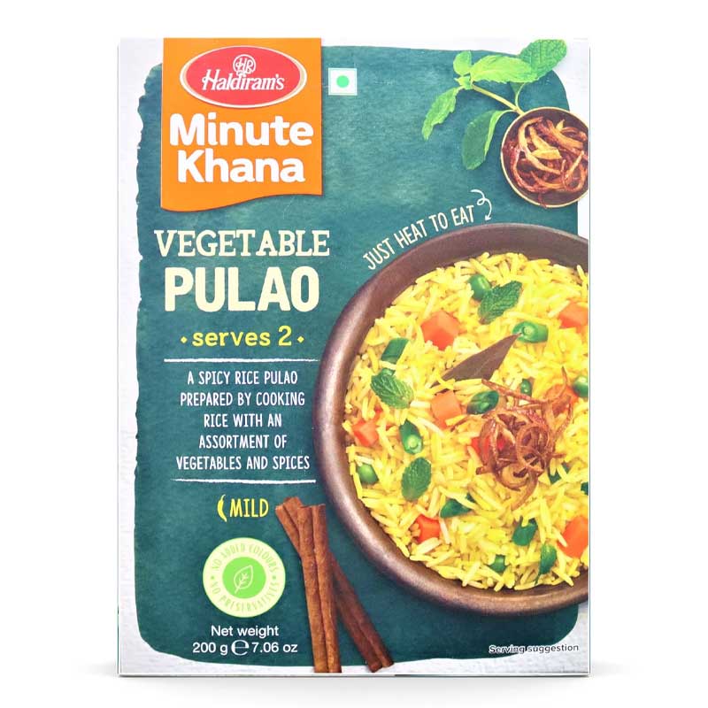 HALDIRAMS  VEGETABLE PULAO 200GM