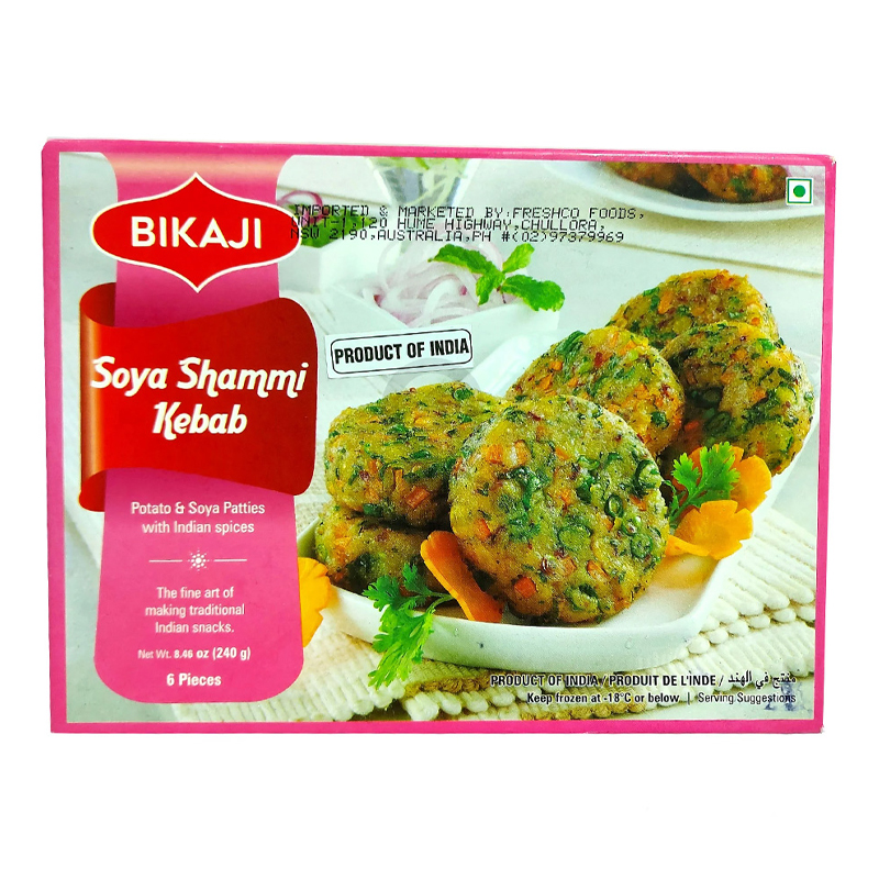 BIKAJI SOYA SHAMMI KEBAB 6PC