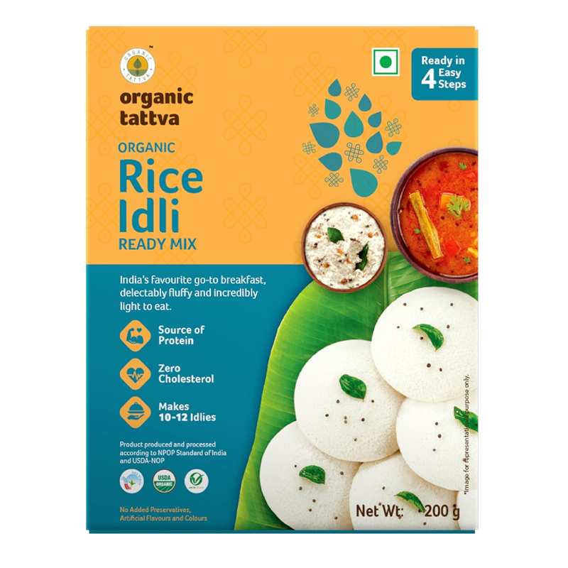 W ORGANIC TATTVA RICE IDLI READY MIX 200GM
