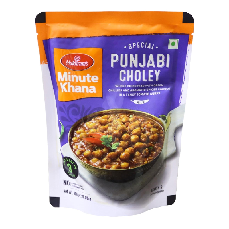 HALDIRAMS MINUTE KHANA CURRY PUNJABI CHOLEY 300GM
