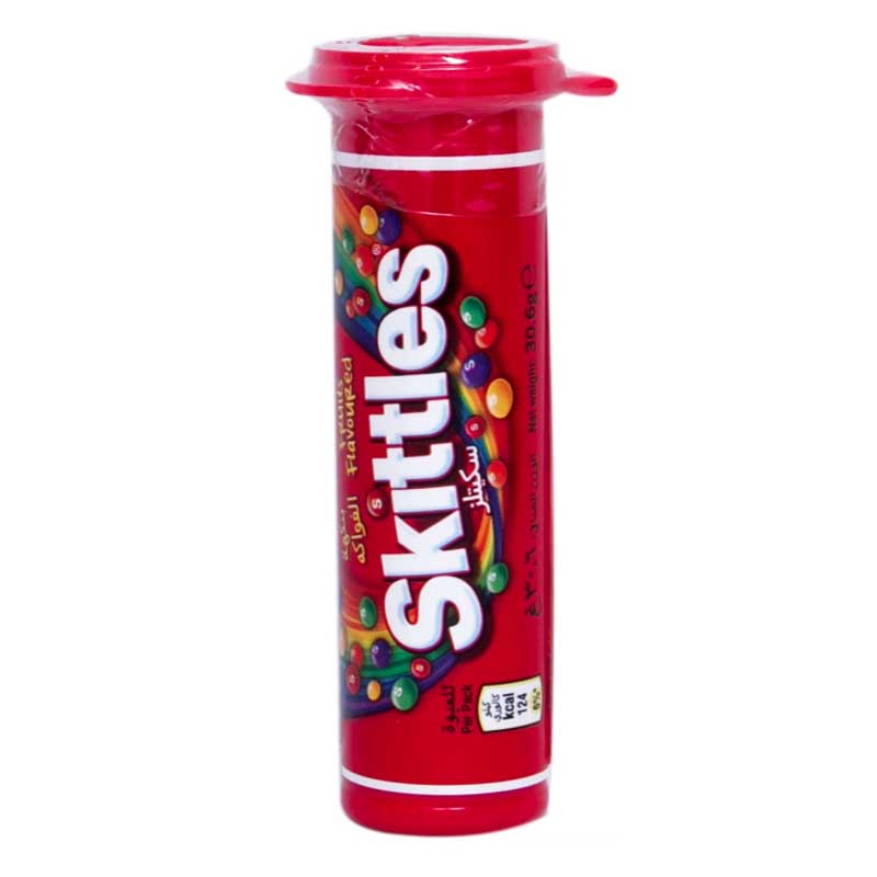 SKITTLES FRUIT TUBES 30.6GM
