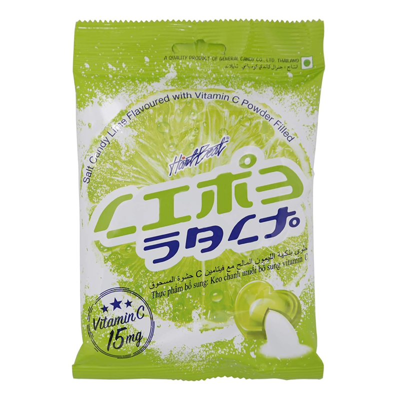 HARTBEAT CANDY SALT &amp; LIME 120GM