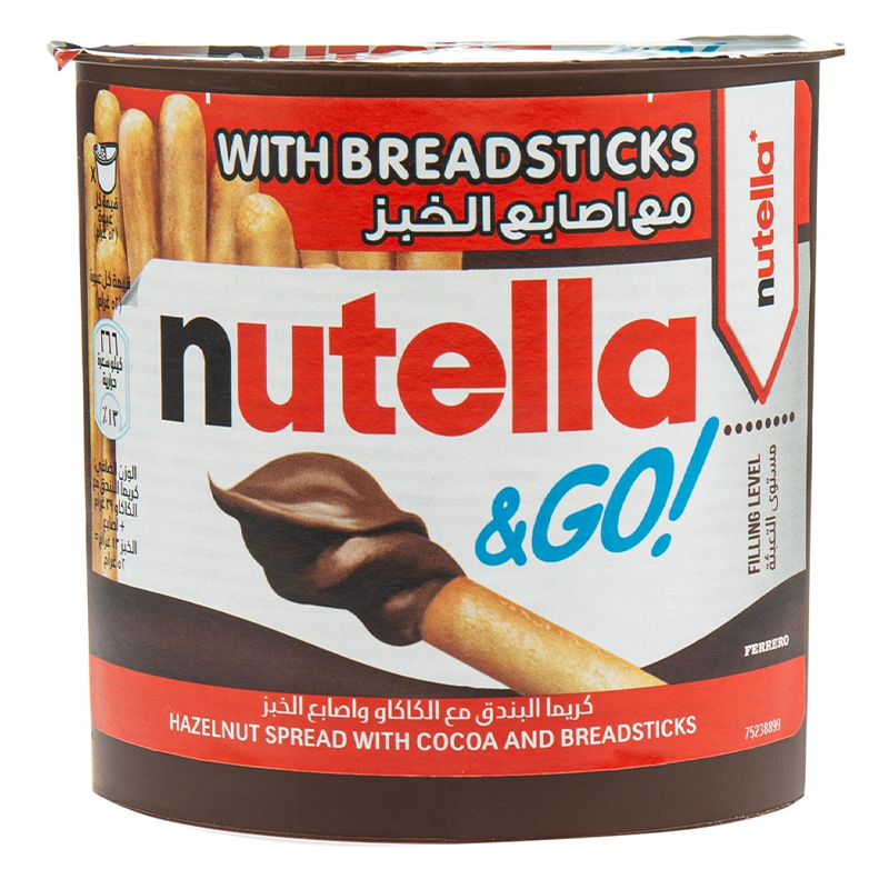 NUTELLA &amp; GO BREADSTICK T1 52GM