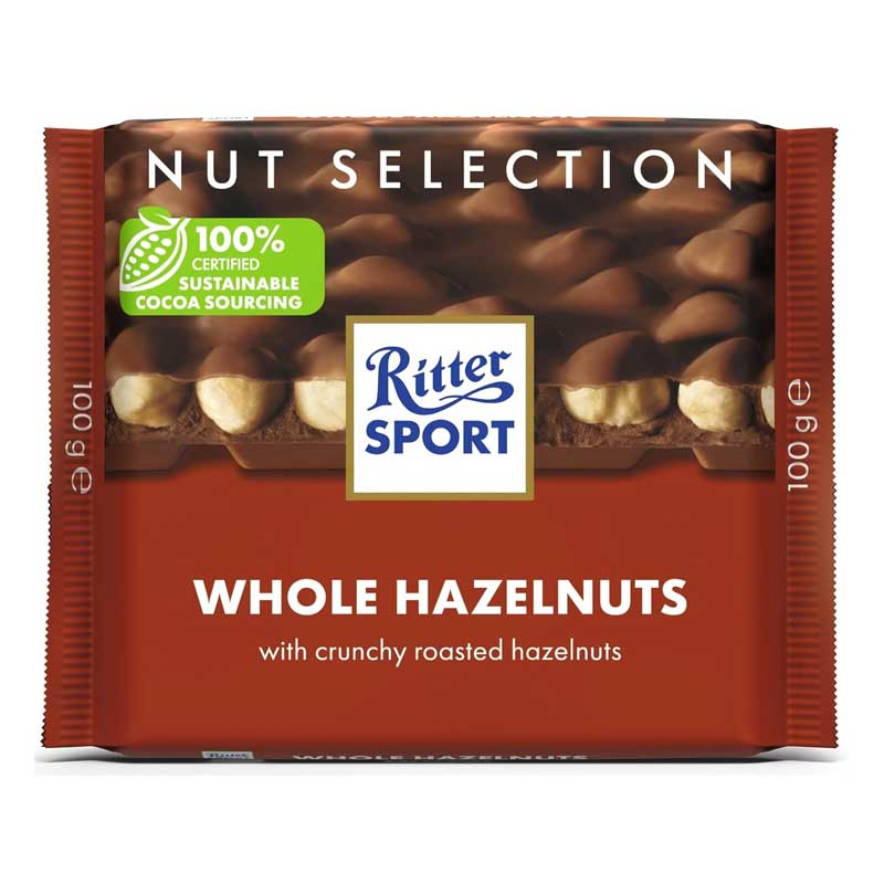 RITTER WHOLE HAZELNUT 100GM
