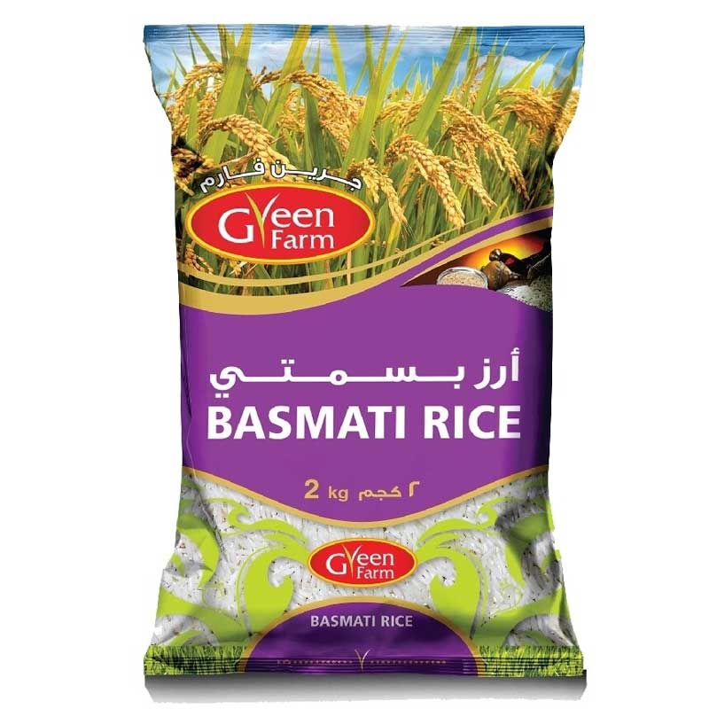 GREEN FARM BASMATI RICE  2KG