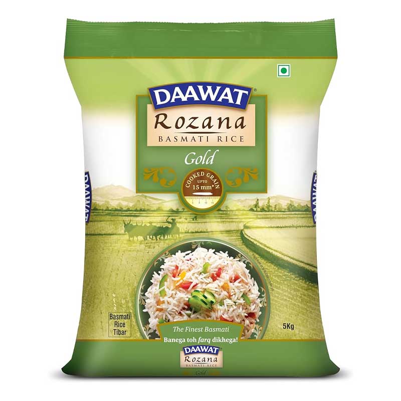 DAAWAT ROZANA GOLD BASMATI RICE 5KG
