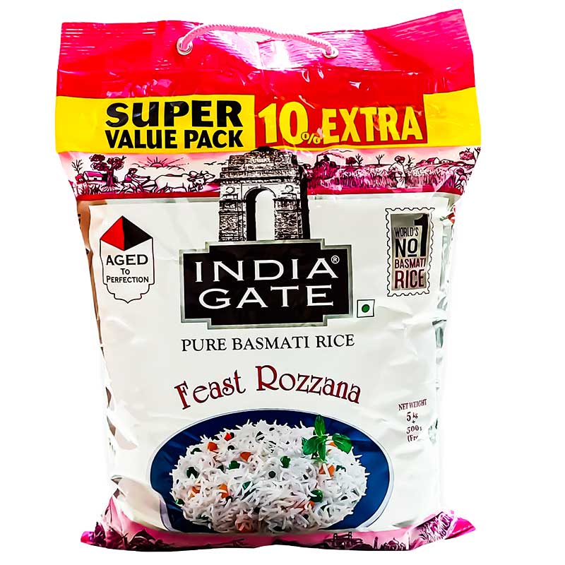 INDIA GATE BASMATI RICE ROZANNA  5.5KG