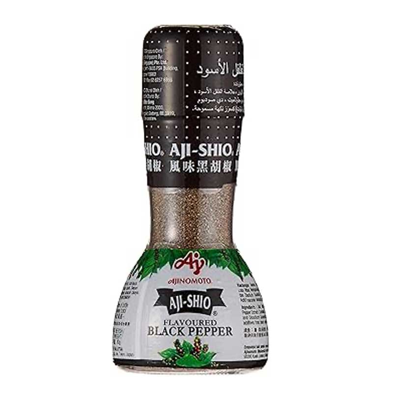 AJINOMOTO AJISHIO BLACK PEPPER BTL 80GM