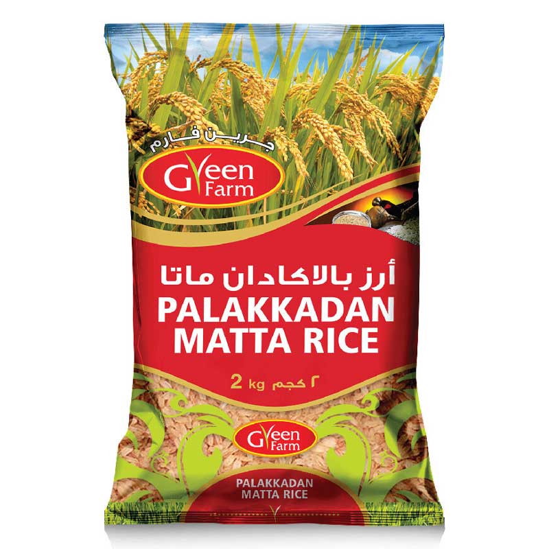 GREEN FARM PALAKKADAN MATTA RICE  2KG