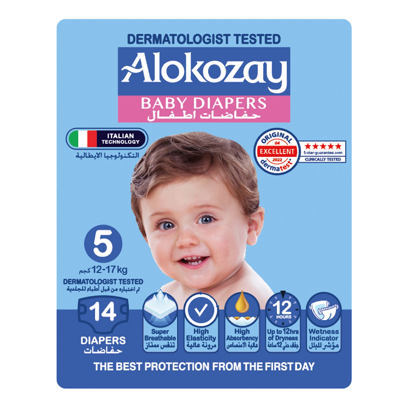 ALOKOZAY PRM BABY DIAPER SIZE5 14s