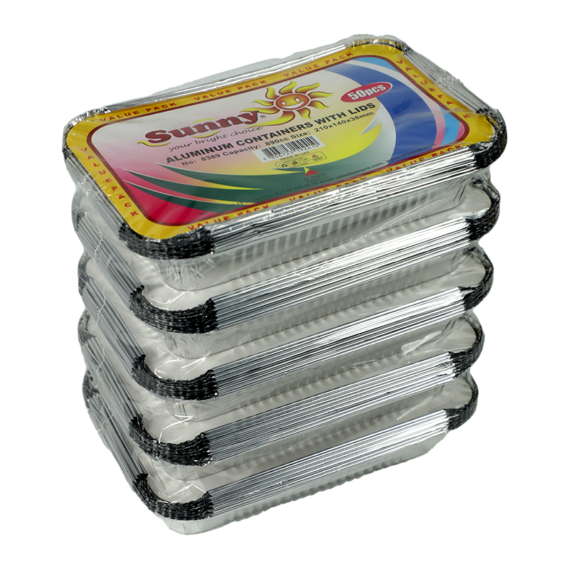 SUNNY ALUMINIUM CONTAINER 8389 5PCS