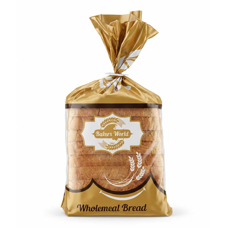 BAKERS WORLD WHOLEMEAL BREAD 300GM